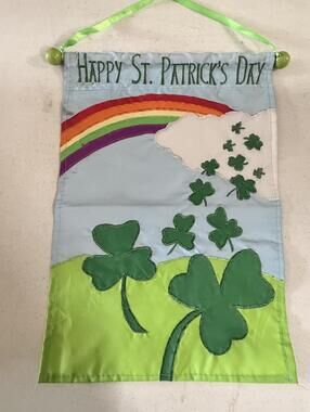 Happy St. Patrick's Day Decorative Wall Hanging Banner